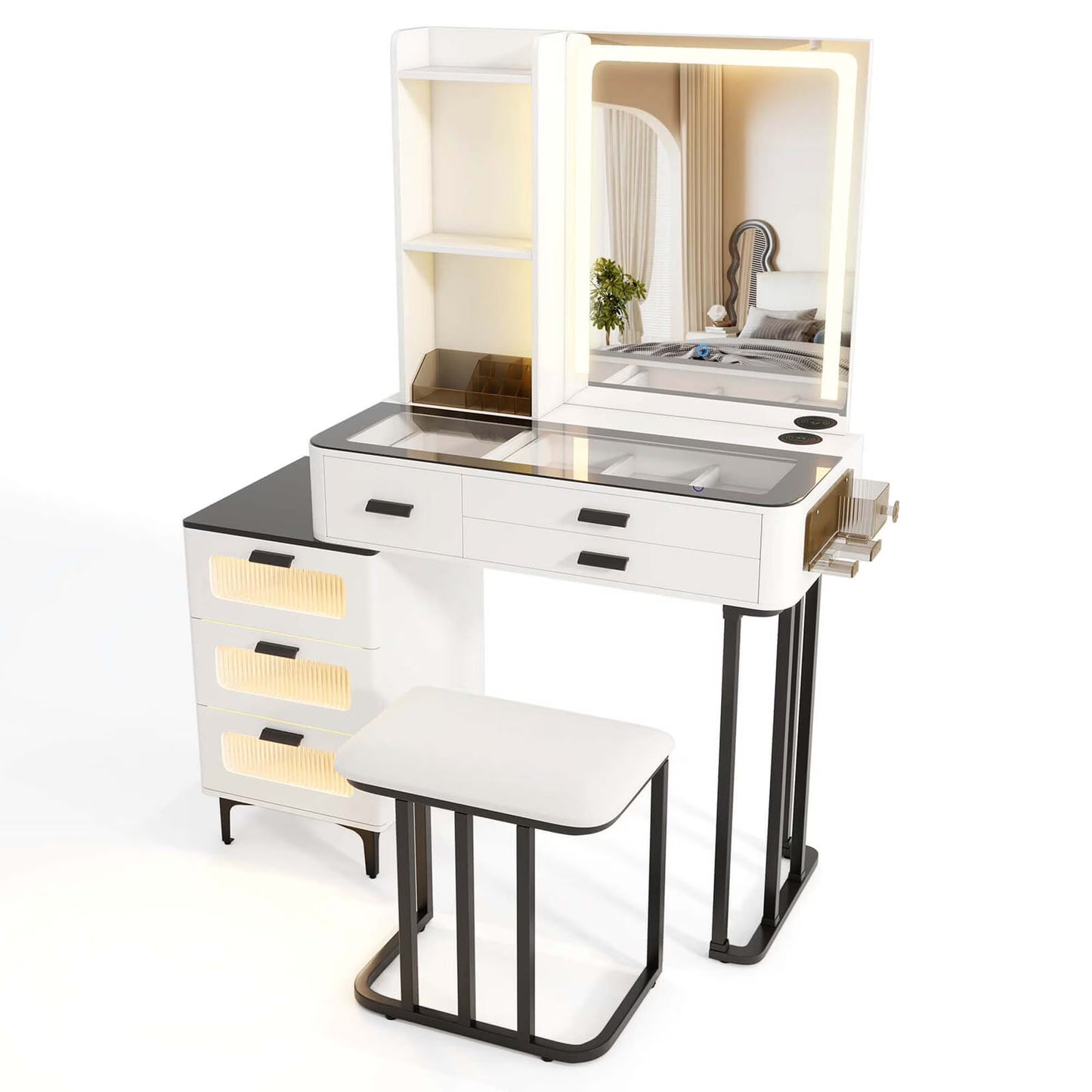 Make Up Vanity Desk with Mirror