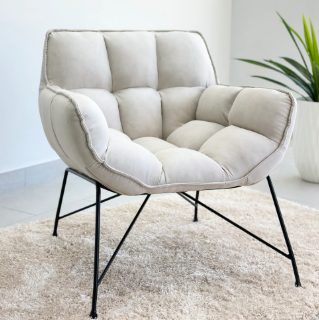 Grey Accent Armchair