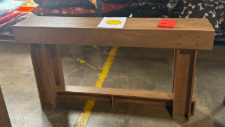 Wooden Entertainment Stand