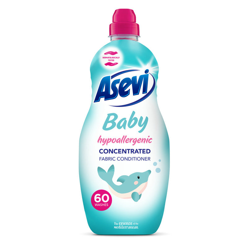 Asevi Concentrated Fabric Conditioner Hypoallergenic Baby 60 Wash
