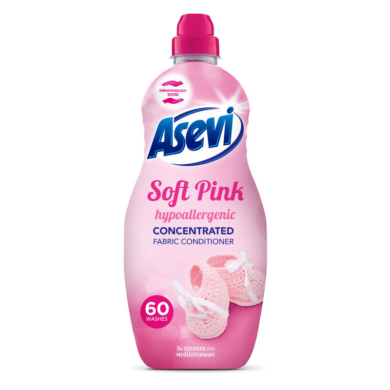 Asevi Hypoallergenic Concentrated Fabric Softener - Soft Pink