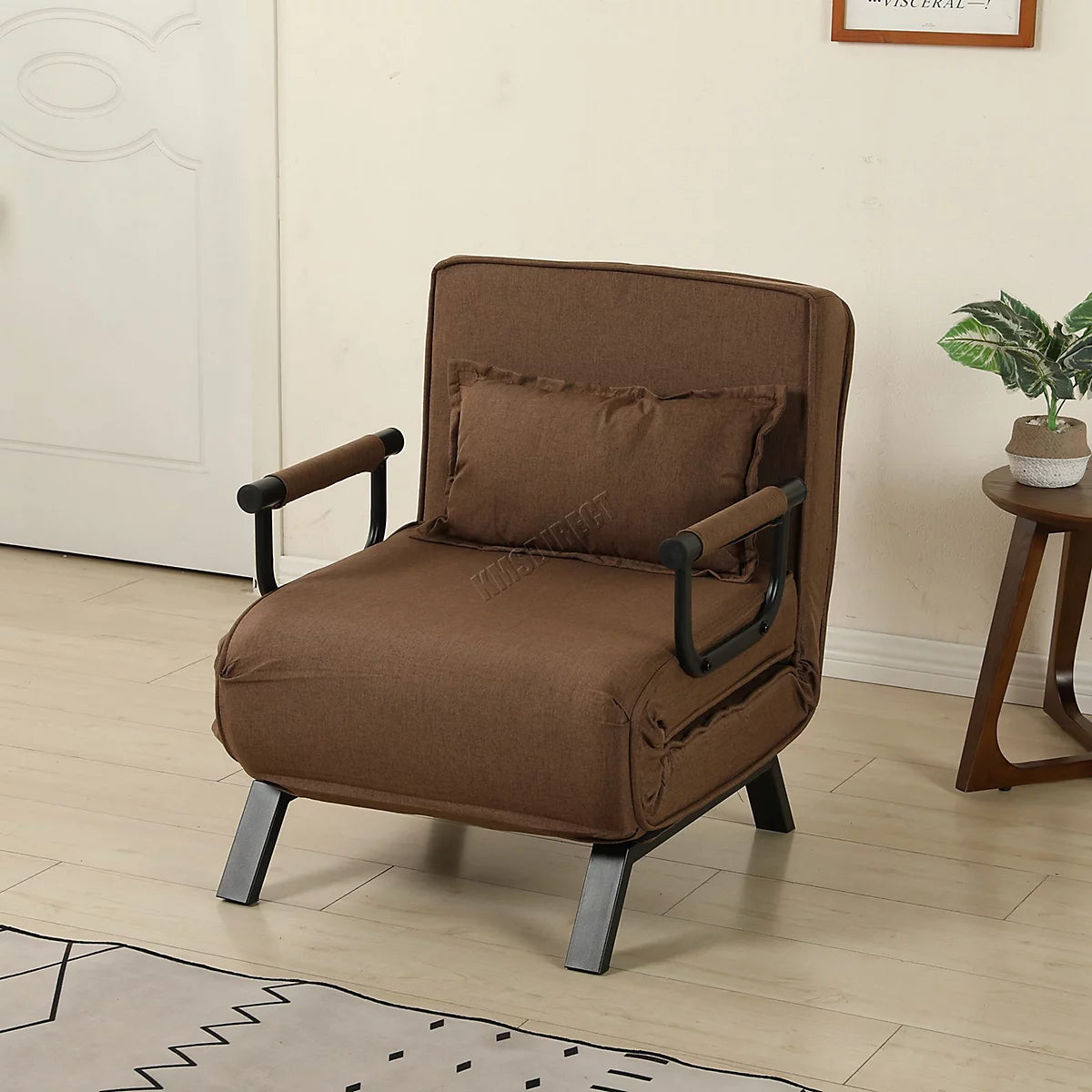 WestWood 4-in-1 Convert Folding Sofa Bed Floor Chair Recliner Sleeper Lounger Coffee