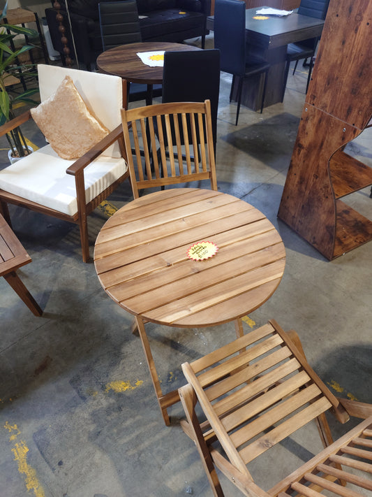 3pcs Wooden Bistro Set