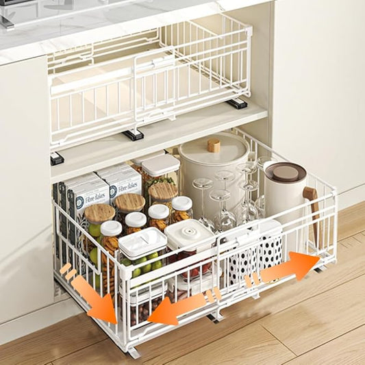 Pull Out Adhesive Kitchen Shelves