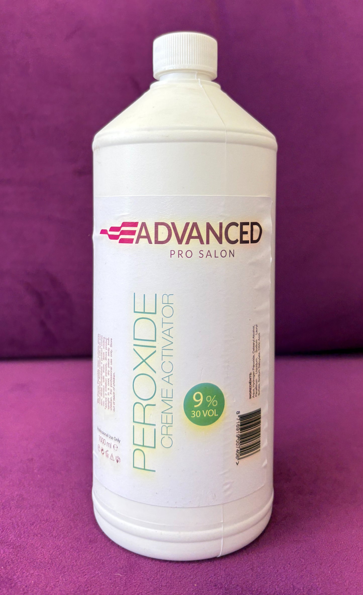 Advanced Pro Salon Peroxide Creme Activator - 30 Vol 1L