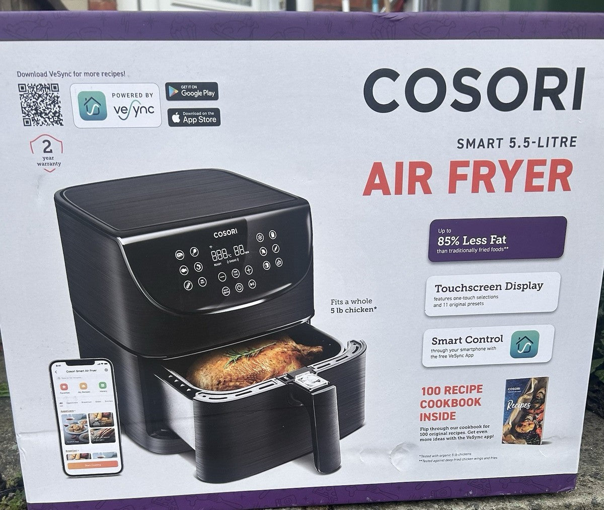 App Controlled Cosori Air Fryer
