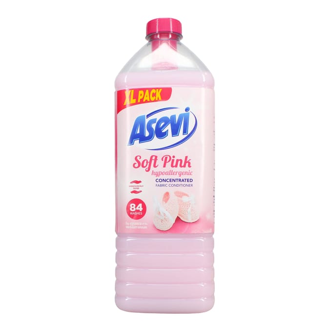 Asevi Hypoallergenic Concentrated XL Fabric Softener - Soft Pink