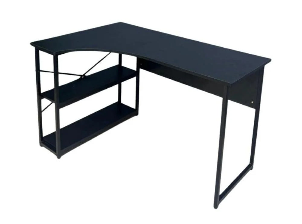 Black Corner Desk