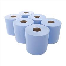 Blue and White Roll