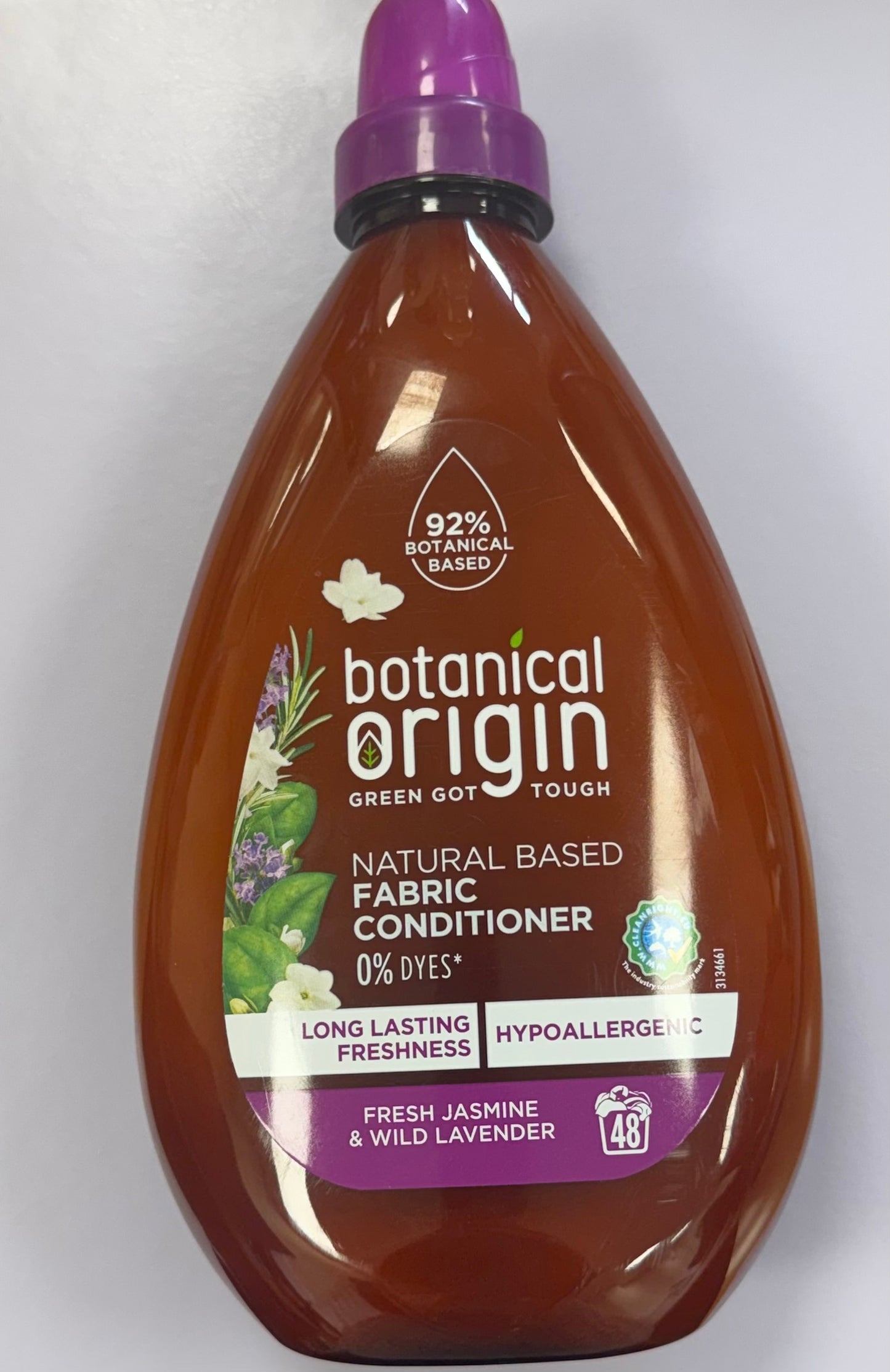 Botanical Origin Natural Based Fabric Conditioner - Fresh Jasmine & Wild Lavender