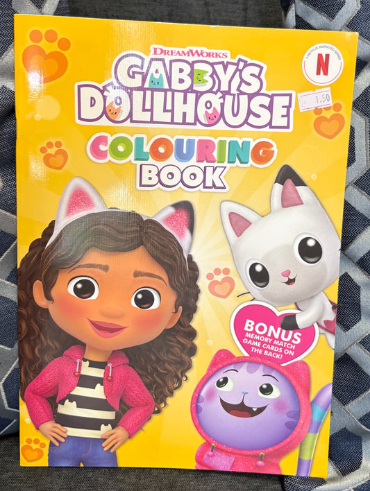 Children's Gabby's Dollhouse Colouring Books