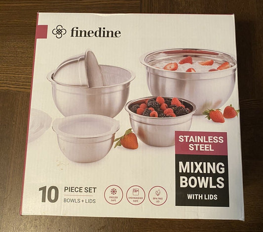 Finedine Stainless Steel Mixing Bowls