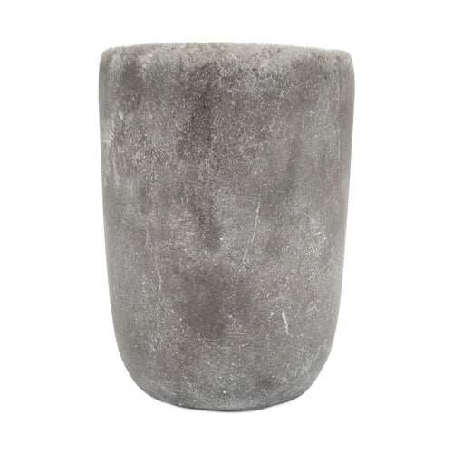 Grey Resin Toothbrush Holder