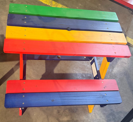 Kids Outdoor Wooden Picnic Bench