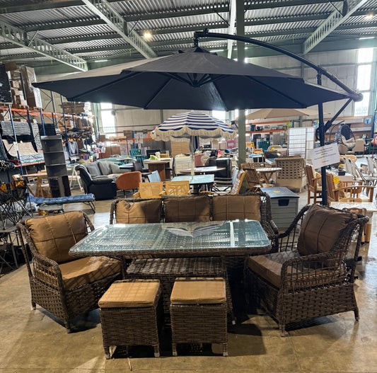 Leo 3 Seating Group with Pouffe