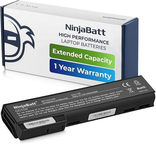 NinjaBatt Laptop Battery for HP EliteBook 8460P CC06XL