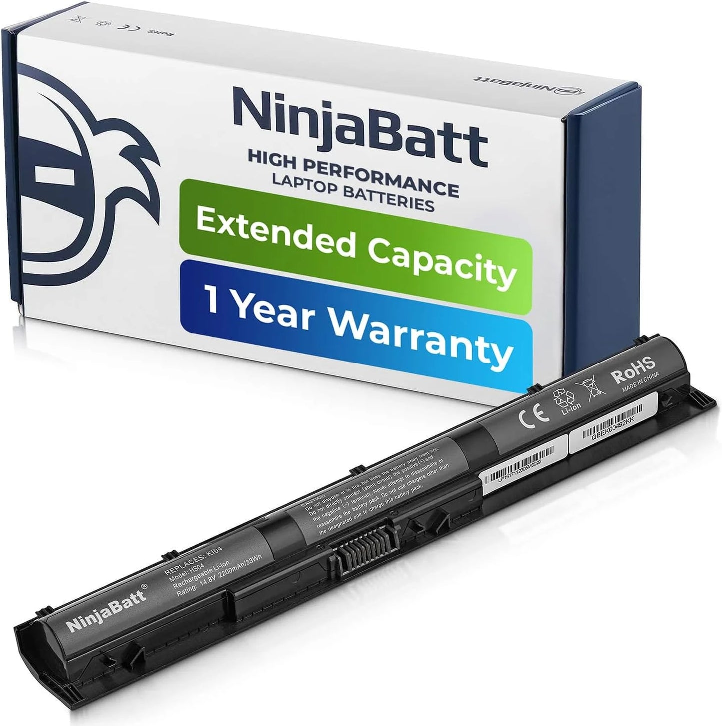 Ninjabatt Laptop Battery for HP 800049-001 K104