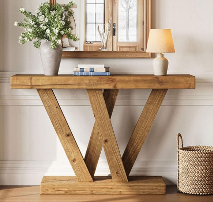 Tribesigns Wooden Console Table