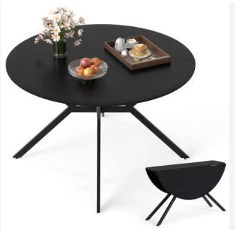 Costway Black Dining Table
