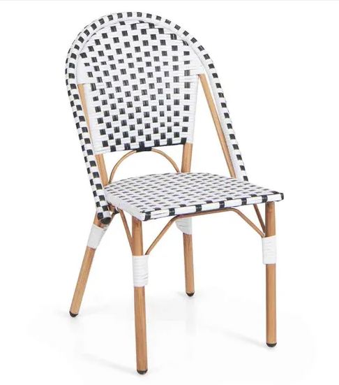 Costway Outdoor Armless French Bistro Chair