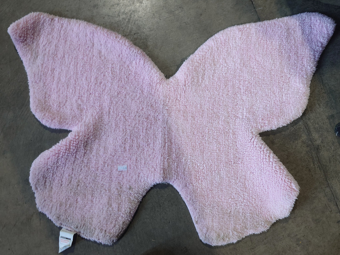 Small Pink Butterfly Rug