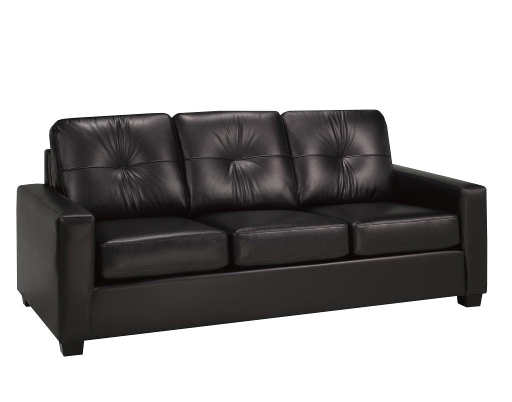 Sofa Faux Leather - Black