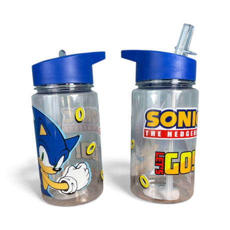 Sonic Plastic Bottle With Straw