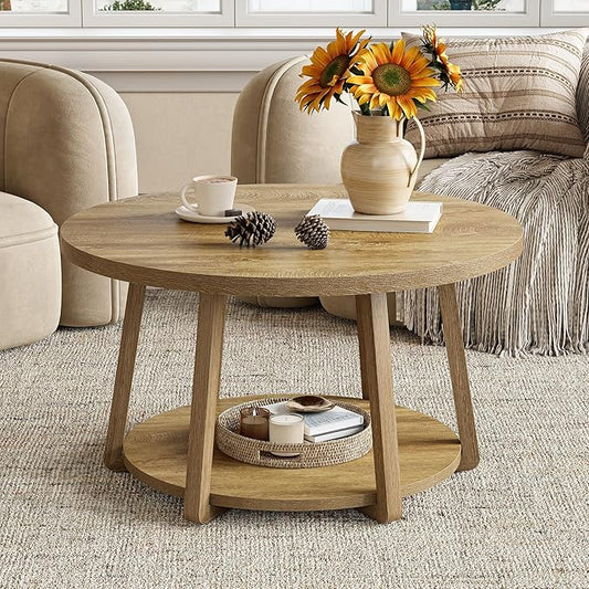 Tribesigns Round Coffee Table