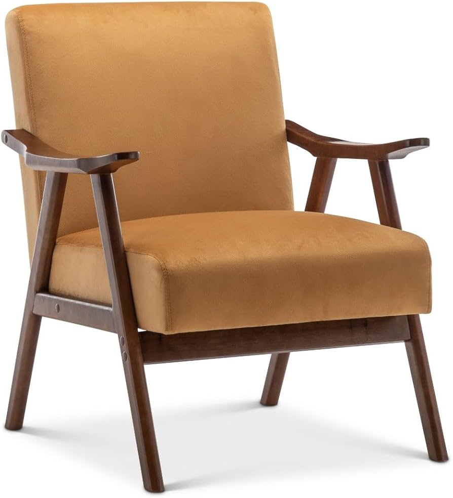 Velvet Gold Selma Accent Chair