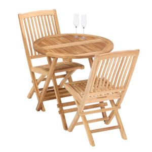 Wooden Bistro Set