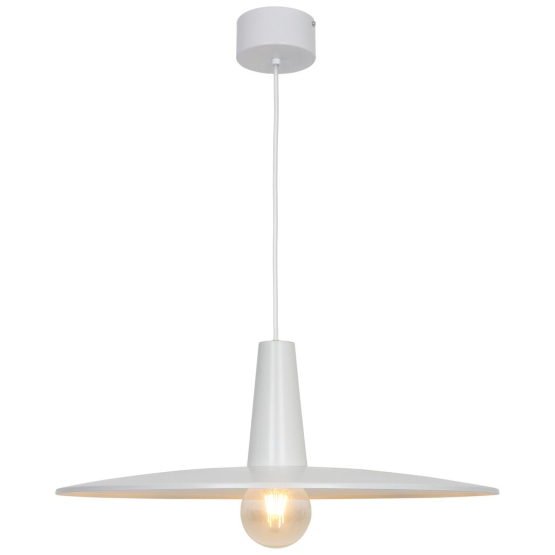 GoodHome Hibonit White Pendant Ceiling Light, (Dia)585mm
