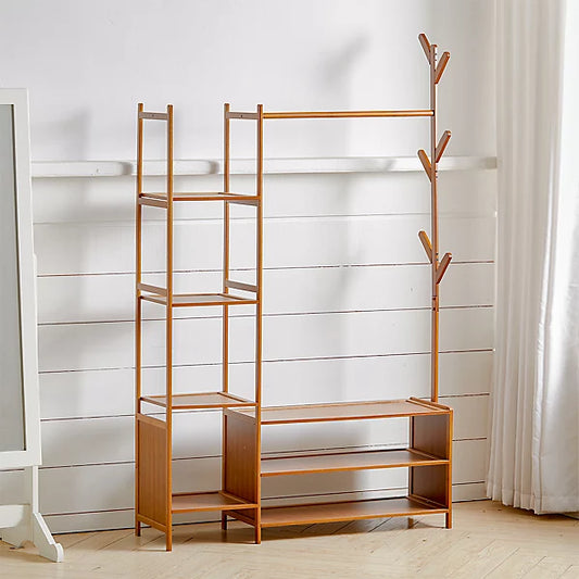 Wooden Clothes Rail