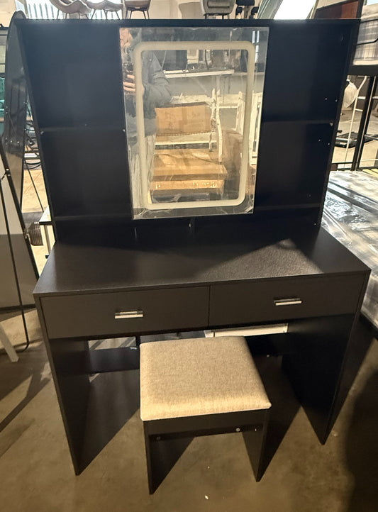 Black Vanity Table