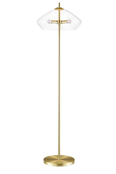 GoodHome Capolin Gold Effect Floor Light