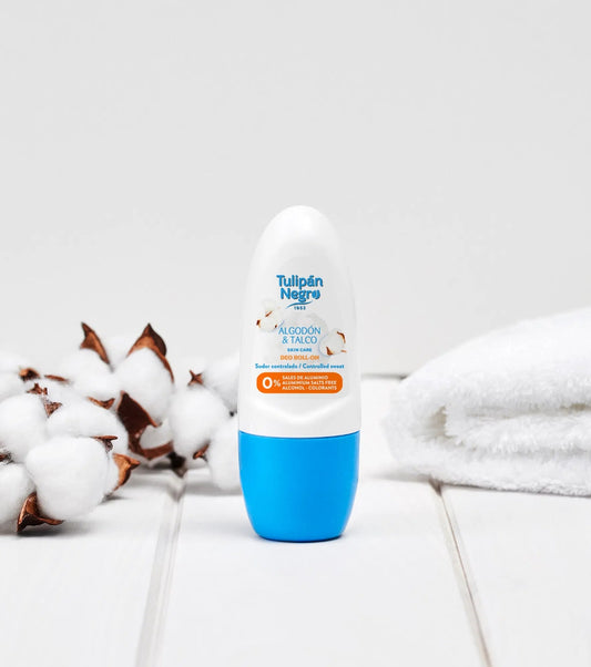 Tulipna Negro Roll On Deodorant - Algodon & Talco